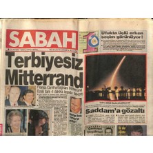Gökçe Koleksiyon Sabah Gazetesi 21 Kasım 1990 - George Bush Türkiyeye Geliyor !  GZ81476