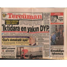 Gökçe Koleksiyon Tercüman Gazetesi 6 Ocak 1990 - Batı Trakya Toprakları Pontuslulara Verilemez  GZ83960