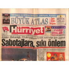Gökçe Koleksiyon Hürriyet Gazetesi 9 Eylül 1990 - Saddam Zehirlenme Korkusu Içinde  GZ84015