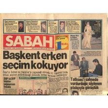 Gökçe Koleksiyon Sabah Gazetesi 31 Mart 1990 - Tatlısesi Sahnede Vurdurduğu Söylenen Plakçıyla Görüştük  GZ83553
