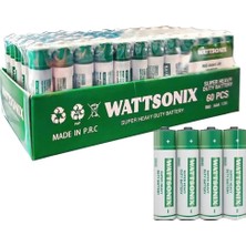 Karbon Çinko 1.5v R03 Aaa Ince Kalem Pil 30'li Paket -- Kumanda Pili