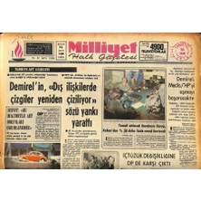 Gökçe Koleksiyon Milliyet Halk Gazetesi 16 Ekim 1976 - Tofaş Kararnamesi Bir Zaferdir Diyen Erbakan Yine Trtden Yakındı GZ85663