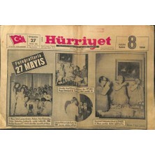 Gökçe Koleksiyon Hürriyet Gazetesi 27 Mayıs 1964 - Fotoğraflarla 27 Mayıs  GZ86233