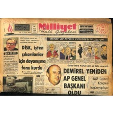 Gökçe Koleksiyon Milliyet Halk Gazetesi 24 Ekim 1976 - Trakyada Mazot Darlığı Başladı  GZ85633