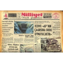 Gökçe Koleksiyon Milliyet Halk Gazetesi 18 Ekim 1976 - Murat 131LERIN Kararnamesi Dün Yürürlüğe Girdi  GZ85652