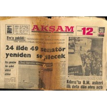 Gökçe Koleksiyon Akşam Gazetesi 31 Mart 1964 - Sanatseverler Kulübü De Dün Gece Basıldı  GZ87700
