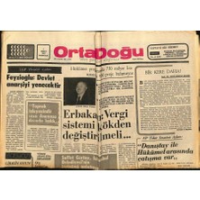 Gökçe Koleksiyon Ortadoğu Gazetesi 7 Şubat 1977 - Çaykur Basket Takımı Kurdu  GZ87324