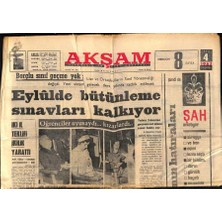 Gökçe Koleksiyon Akşam Gazetesi 4 Eylül 1963 - A. Tamirof Dün Taksi Şoförüne Ders Verdi  GZ87858