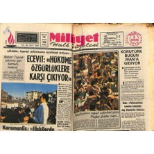 Gökçe Koleksiyon Milliyet Halk Gazetesi 2 Haziran 1975 - Galatasarayın Pilav Günü Yapıldı  GZ88849