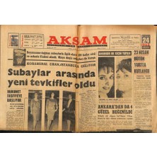Gökçe Koleksiyon Akşam Gazetesi 24 Nisan 1963 - Prenses Alexandra Bugün Evleniyor  GZ88972