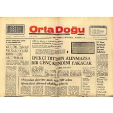Gökçe Koleksiyon Orta Doğu Gazetesi 23 Nisan 1975 - Ömer Sevinçler 5 Gündür Kayıp  GZ89364