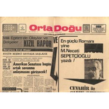 Gökçe Koleksiyon Orta Doğu Gazetesi 15 Eylül 1976 - Istanbulun Damarı Tıkandı  GZ89279