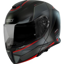 Axxis Gecko Sv Capıtal B1 Matt Black Çene Açılır Motosiklet Kaskı