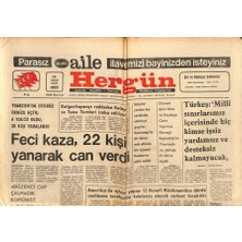 Gökçe Koleksiyon Hergün Gazetesi 13 Mart 1977 - Tekelin Politikası Kaçakçılığı Teşvik Ediyor  GZ90219