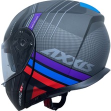 Axxis Gecko Sv Epıc B1 Matt Black Çene Açılır Motosiklet Kaskı