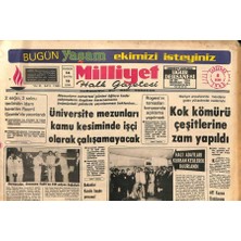 Gökçe Koleksiyon Milliyet Halk Gazetesi 8 Ekim 1980 - Türkiyeye Kaçak Otomobil Sokan Şebeke Ele Geçirildi  GZ90969