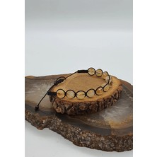 NBS Beautiful Naturel Stones Sitrin Doğal Taş El Işçiliği 8 mm Bileklik