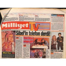 Gökçe Koleksiyon Milliyet Gazetesi Tv Magazin Eki 27 Şubat 1994 - Güllü-Ferda Dostluğu - Ozon Orhon Ortaya Çıktı  GZ90830