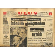 Gökçe Koleksiyon Ulus Gazetesi 23 Haziran 1964 - Kars ve Istanbulda Modern Süt Fabrikaları Kurulacak  GZ91056