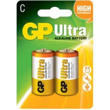 Ayt Gp 14AU Ultra Alkalin Orta C Boy 2 Li Pil 1.5 Volt Büyük Boy C Pil