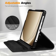 Coverzone Samsung Galaxy Tab A9 Plus SM-X210 ile Uyumlu Kılıf 360 Derece Döner Yatay Dikey Standlı Deri Tablet X210 A9+ Kılıf 360 Derece Döner Tablet Kılıf