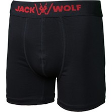 Jack Wolf 5 Li Pack Pamuklu Likralı Erkek Boxer