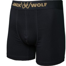 Jack Wolf 5 Li Pack Pamuklu Likralı Erkek Boxer