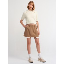 Dilvin 80809 Mini Etek-Camel