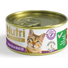 Nutri Feline 85 gr  Tavuk Hindi Etli 6 Adet  Yaş Kedi Maması