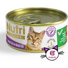 Nutri Feline 85 gr  Tavuk Hindi Etli 6 Adet  Yaş Kedi Maması