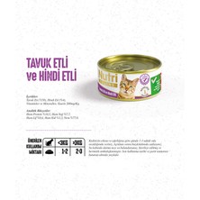 Nutri Feline 85 gr  Tavuk Hindi Etli 6 Adet  Yaş Kedi Maması