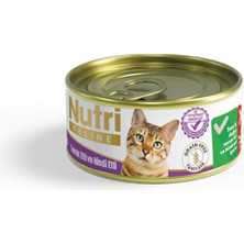 Nutri Feline 85 gr  Tavuk Hindi Etli 6 Adet  Yaş Kedi Maması