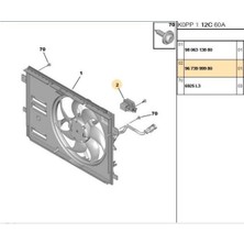 Fan Rölesi 108 301 308 Tepee C1 C3 C4 C-Elysee (9673999980-HLR100101)