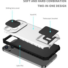 Eabhulie iPhone 11 Kayar Kamera Kapaklı Sağlam Standı Telefon Kılıfı (Yurt Dışından)