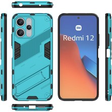 Eabhulie Xiaomi Redmi 12 /note 12R/POCO M6 Pro 5g Için Sert Pc Tpu Hibrit Düşme Önleyici Stand Telefon Kılıfı (Yurt Dışından)