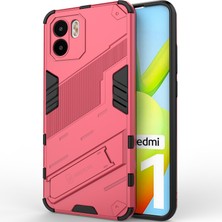 Eabhulie Xiaomi Redmi A1 /redmi A2 Için Sert Pc Tpu Hibrit Düşme Önleyici Stand Telefon Kılıfı (Yurt Dışından)