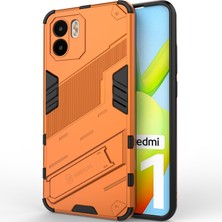 Eabhulie Xiaomi Redmi A1 /redmi A2 Için Sert Pc Tpu Hibrit Düşme Önleyici Stand Telefon Kılıfı (Yurt Dışından)