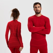 Decathlon Kipsta Yetişkin Uzun Kollu Termal Içlik - Kırmızı - Yetişkin - Keepdry 500