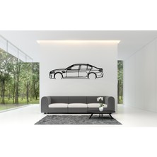 three3dprints Bmw M5 G30 Duvar Süsü Tablo Dekorasyonu 2d 45-50CM