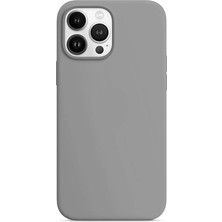 Gritty Apple iPhone 13 Pro Max Uyumlu Silikon Içi Kadife Lansman Kılıf