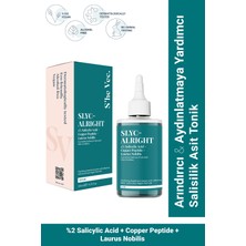 S'HE VEC SLYC-ALRIGHT-Salisilik Asit  ve Siyah Nokta Karşıtı Arındırıcı & Canlandırıcı Bha Tonik 200ml