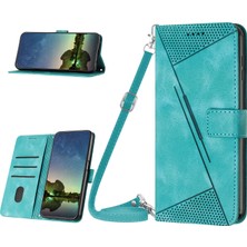 Yihang Boutique iPhone 15 Plus ile Uyumlu Kordon Crossbody Boyun Askısı Koruyucu Çevirme Yumuşak Pu Deri Telefon Kılıfı (Yurt Dışından)