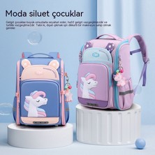 Modoudou Çocuk School BAGS3D Uzay Paketi Karikatür Ilkokul Öğrencisi Okul Çantası Omurga Kız Ilkokul (Yurt Dışından)