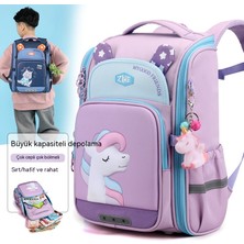 Modoudou Çocuk School BAGS3D Uzay Paketi Karikatür Ilkokul Öğrencisi Okul Çantası Omurga Kız Ilkokul (Yurt Dışından)