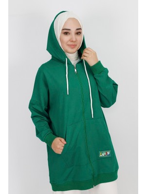 Coolest Butik 71129 2 Ip Kumaş Cepli Ve Kapüşonlu Oversize Sweatshirt