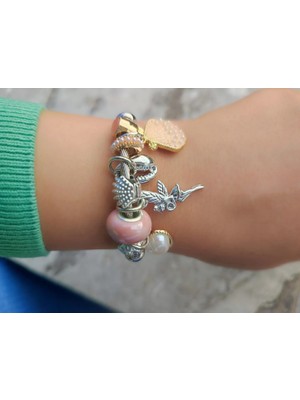 Kuşkaya Ticaret Pandora Charm Bileklik Çelik Silver 2