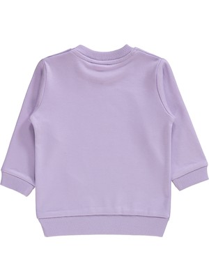 Civil Baby Kız Bebek Sweatshirt 6-18 Ay Lila