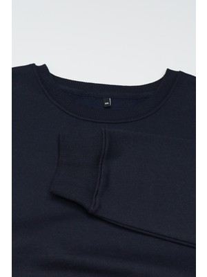 So Cool Lacivert Sweatshirt Mask Hannya Demon Maske Japonca Japanese Baskılı Unisex Sweatshirt