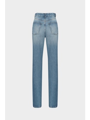 AÇELYAOKCU High Waist Straight Leg Blue Jean