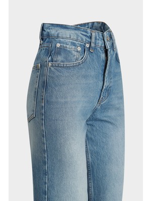 AÇELYAOKCU High Waist Straight Leg Blue Jean